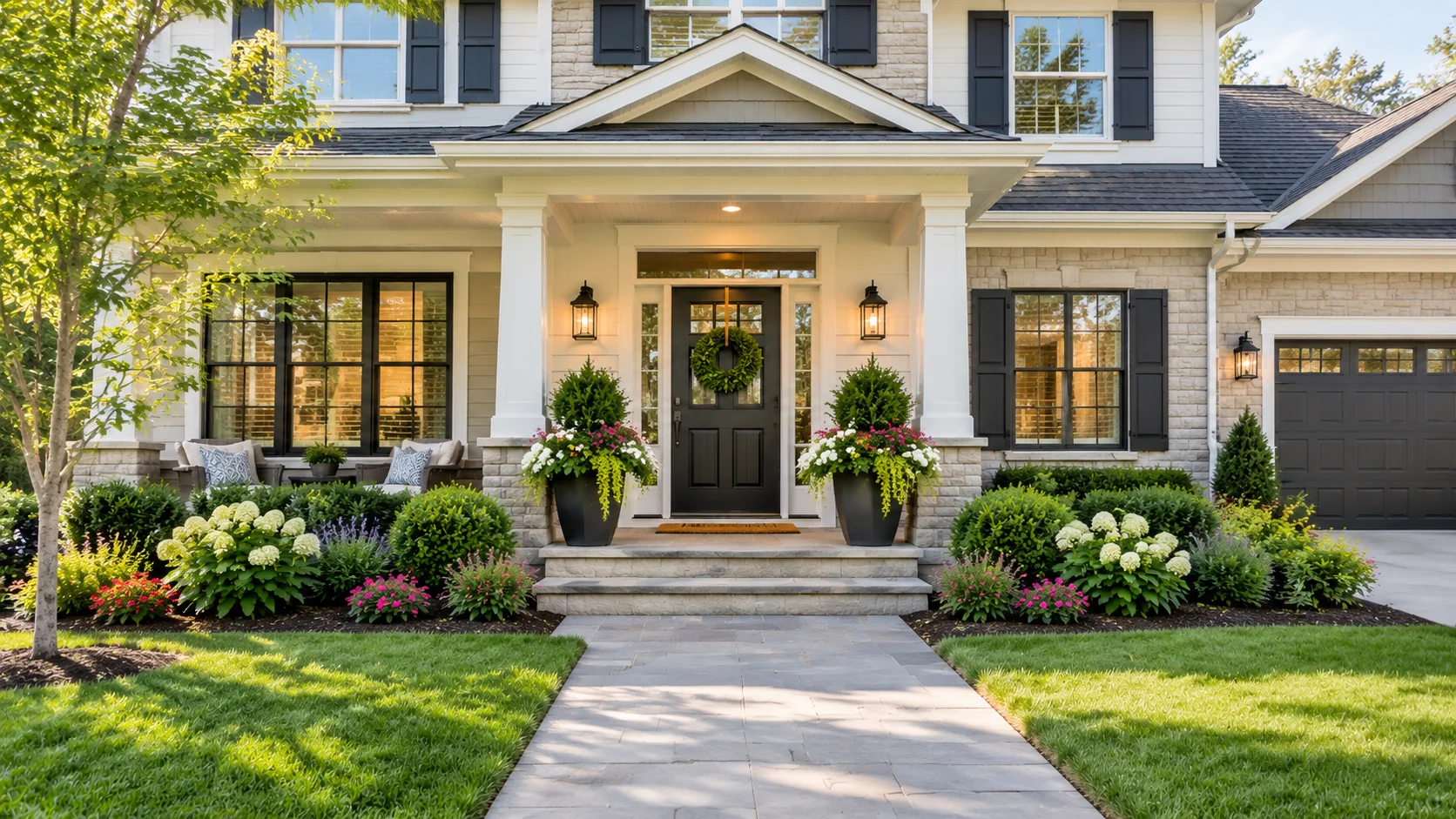 Read more about the article 15 Planters in Front of House That Instantly Boost Curb Appeal