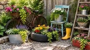 Read more about the article 17 Lovely Repurposed Planters That Turn Junk Into Garden Gold
