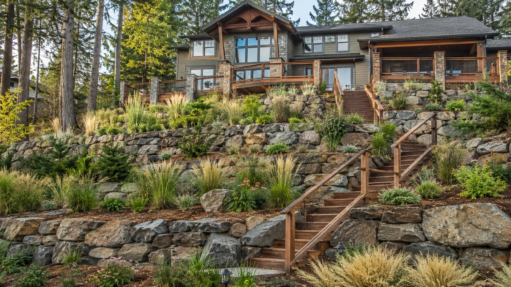 Read more about the article 15 Steep Slope Landscaping Tricks for a Stunning Yard